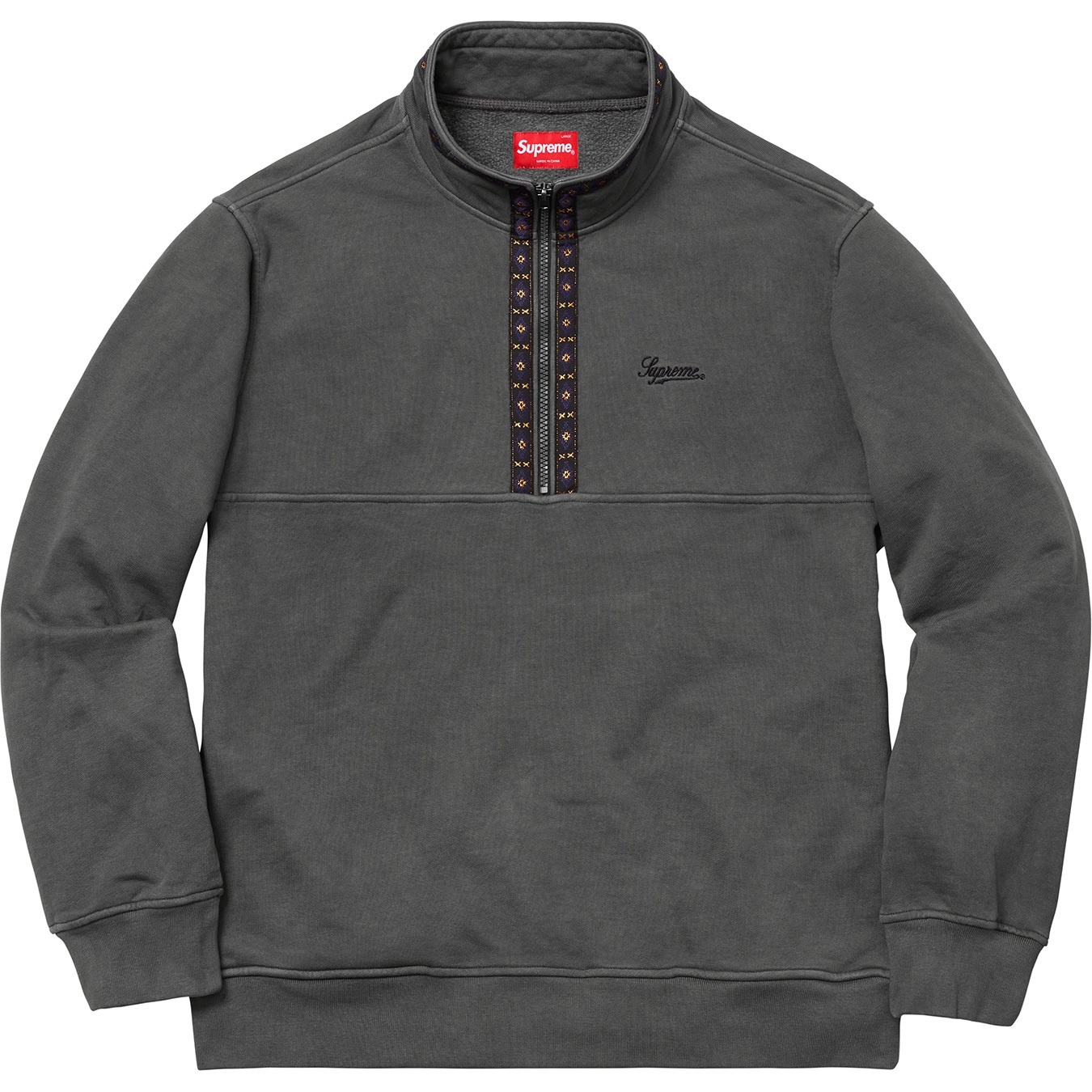 Overdyed Half Zip Sweatshirt view 7